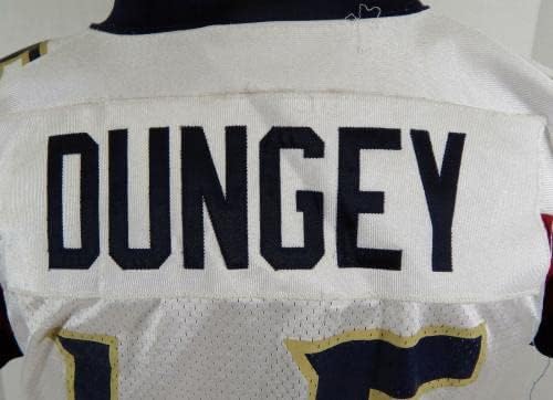 Albany Conquest Mike Dungey # 45 Igra Polovni bijeli dres LXL DP09944 - Neintred NFL igra rabljeni dresovi