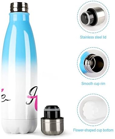 Nada Svjesnost s rakom dojke 17oz Sportska boca za vodu od nehrđajućeg čelika vakuum izolirana cola oblika za višekratnu sportsku tikvicu