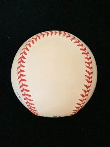 Mariano Rivera # 42 Yankees Vintage potpisali službeni Al Budig bejzbol w / hologram - autogramirani bejzbol