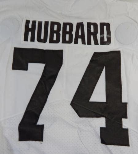 2021 Cleveland Browns Chris Hubbard # 74 Igra Polovna bijela vežbanje JERSEY 44 411 - Neincign NFL igra rabljeni dresovi