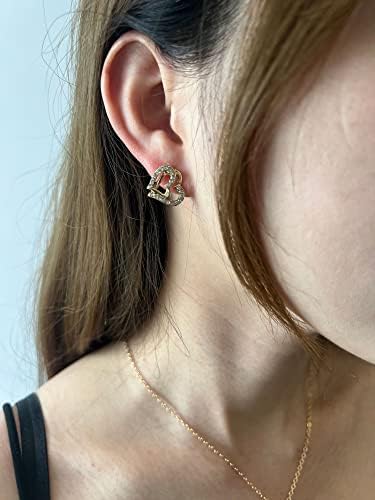 Txibikn sjajna moda dvostruka ljubav kristalni rolni kamenčni lančani ogrlica nakita za žene za žene ženska