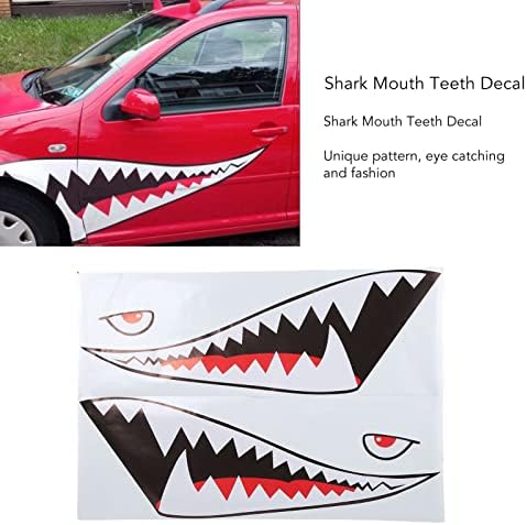 Naljepnica za automobilski bočni vrata, morski pas zubi zubi naljepnica lagana naljepnica vanjskim bočnim
