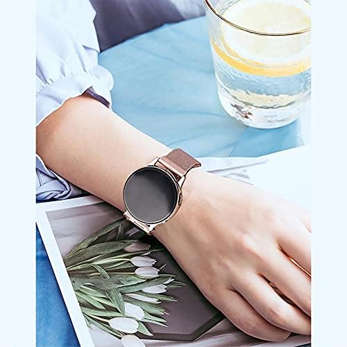 Enoyoo metal trake za Samsung Galaxy Watch Actitet 2 40mm 44mm & Active 40mm i Galaxy Watch 3 41mm i Galaxy Watch 42mm, 20 mm Zamjenski bendovi od nehrđajućeg čelika za Galaxy Watch Active 2