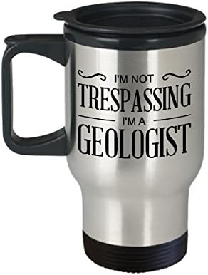 Geolog kava putnička krigla najbolji smiješni jedinstveni geološki čaj savršena ideja za muškarce žene im ne prelazeći geolog