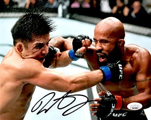 Demetrious Johnson autogramirani potpisan 8x10 fotografija UFC JSA svjedok moćni miš