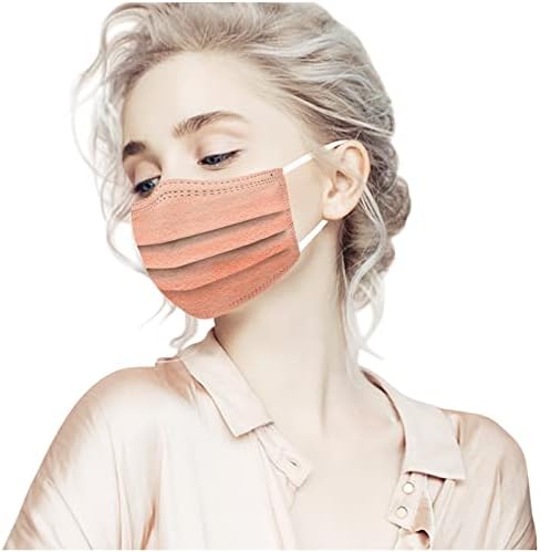JMETRIE 50pc maska za jednokratnu upotrebu za odrasle Tie-dye Print maske za pokrivanje lica prozračna udobna