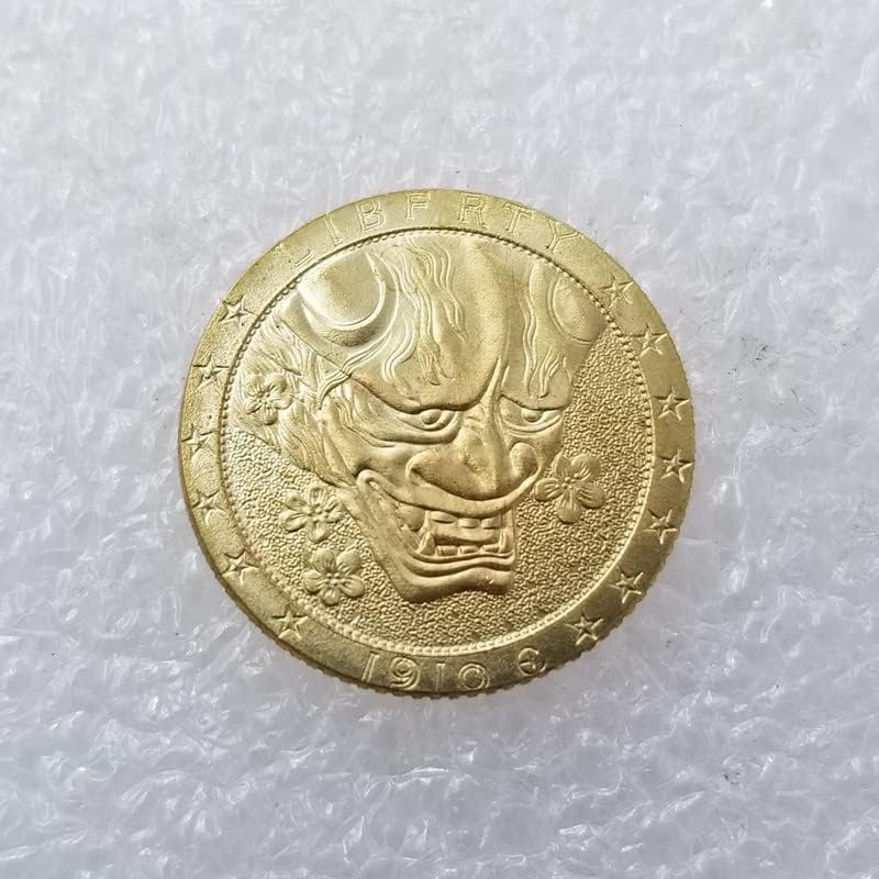 Starinski zanati Hobo Nickel 1910 5 Indijski poluočeni orao Reprodukcija kovanica Komemorativni novčić # 321-1