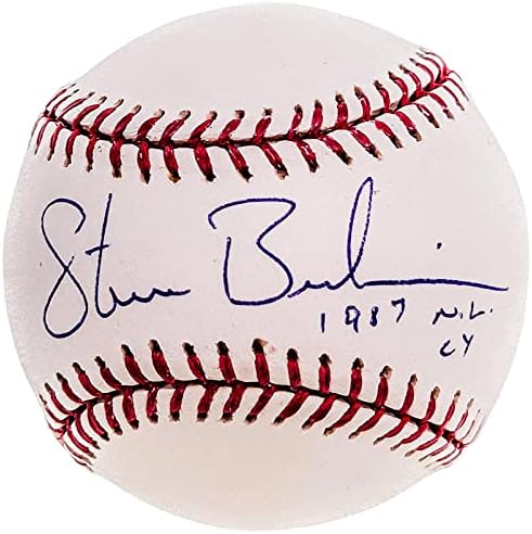 Steve Bedrosian autografirani službeni MLB bejzbol Philadelphia Phillies 1987 NL CY Tristar Holo 8077387