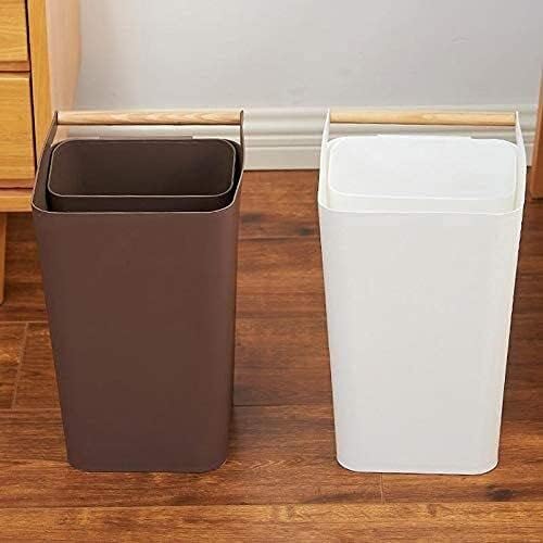 WXXGY kanta za smeće kanta za smeće spavaća soba kanta za smeće korpa za smeće za kućnu kancelariju kuhinjsko kupatilo kanta za smeće / Bijela