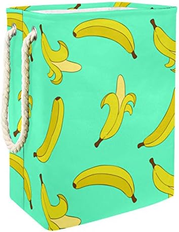 DEYYA Banana plava lijepe korpe za veš Košarica visoka čvrsta sklopiva za odraslu djecu tinejdžeri Dječaci
