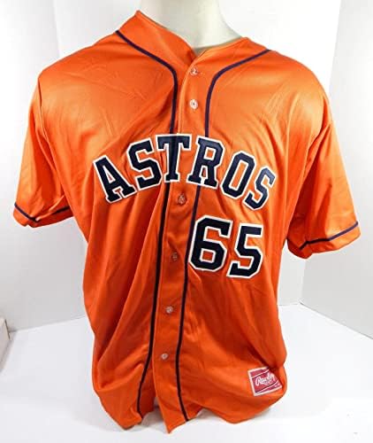 GreenEville Astros # 65 Igra Polovni narančasni dres 48 DP32967 - Igra Polovni MLB dresovi