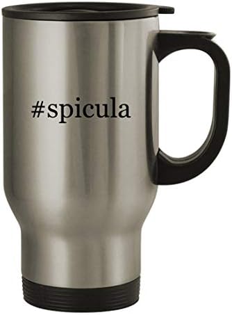 Knick Knata pokloni #Spicula - 14oz putna krigla od nehrđajućeg čelika, srebrna