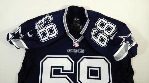 2013 Dallas Cowboys Doug Free # 68 Igra Izdana mornarska dres 48 DP16996 - Neincign NFL igra rabljeni dresovi