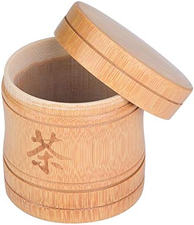 Kanister za bambusovu posudu, posuda za čaj putna ostava hrane izdržljiva sa poklopcem za kućnu kuhinju za vanjsku upotrebu