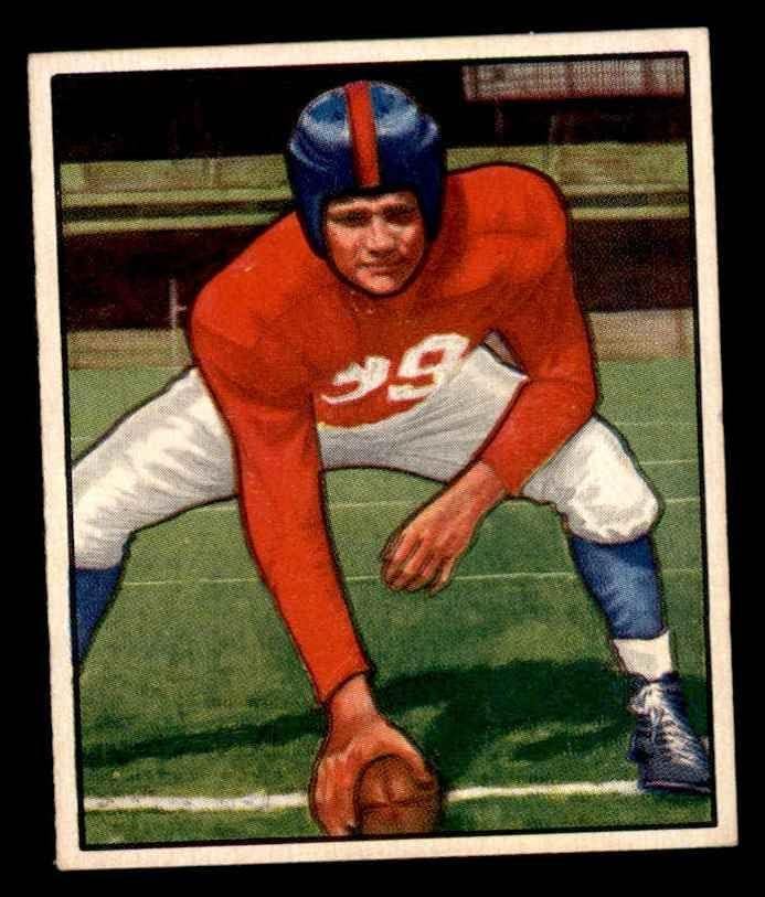 1950 Bowman 69 Dewitt Coulter New York Giants-FB Ex / Mt Giants-FB Army