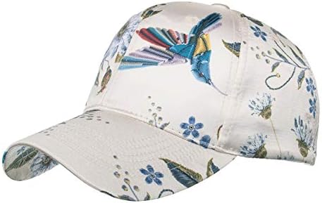 Zhuyou Cvjetni ispis bejzbol kapa Podesive lagane vanjske sportske kapice Ljetna plaža Travel Hats Vinatge Hip Hop Tata Hat