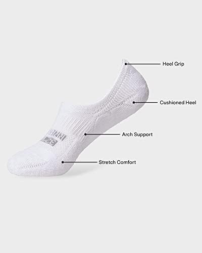 32 stepena muška 6 paketa Comfort nema show čarapa | Anti-miris | Jastučna peta | Opremljen | Aktivan |