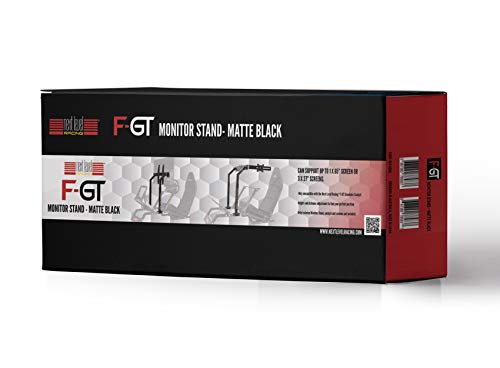 Trkački F-GT stalak za Monitor sljedećeg nivoa-mat crni