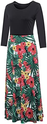 ZEFOTIM haljine za žene 2023 kratke / duge rukave cvjetne Maxi duge haljine ljetne modne Casual Sun Boho