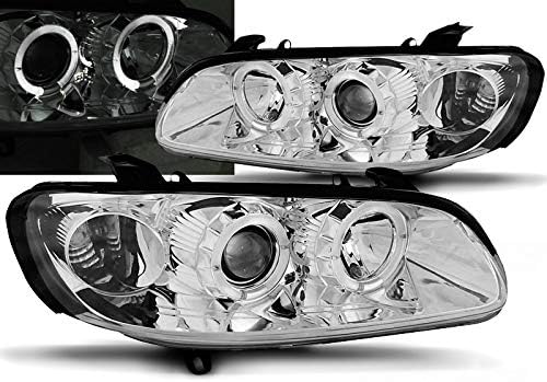 Prednja svjetla kompatibilna sa Opel Omega B 1994 1995 1996 1997 1998 1999 Gv-1439 prednja svjetla auto lampe Auto prednja svjetla prednja svjetla prednja svjetla sklop farova za vozača i suvozača Angel Eyes Chrome