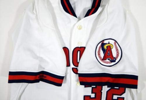1989 Kalifornija Angels Ron Tingley 32 Igra Polovni bijeli dres ASG P Uklonjen 997 - Igra Polovni MLB