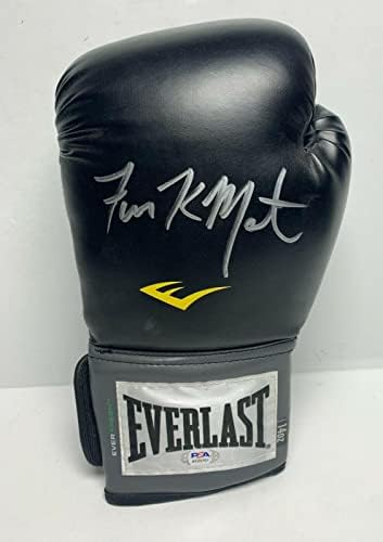 Aljamain Sterling potpisao Everlast bokserske rukavice PSA AK20756-UFC rukavice sa autogramom