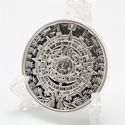 Meksički mayan zlatni novčić Srebrni novčić Spojni kovanica Srebrna prigodni spomenik Medaljon Legura pozlaćen