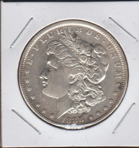1888 o Morgan 1 USD o necrtenom