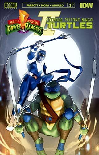 Mighty Morphin Power Rangers / Teenage Mutant Ninja Turtles II 3e VF/NM ; Boom! varijanta stripa / kartona