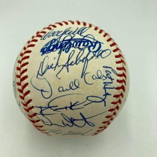 1993. Toronto Blue Jays World Series TIM CHAMPS potpisao W.S. Baseball JSA COA - autogramirani bejzbol