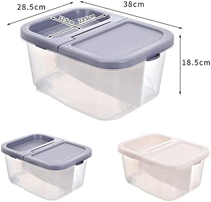 Llryn kućna kutija za skladištenje pirinča, kuhinjska hrana plastična kutija za skladištenje žitarica sa