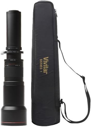 Vivitar 650-1300mm f / 8-16 telefoto objektiv sa 2x telekonverterskim kompletom za Canon Eos Rebel SL1,