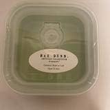 Rae Dunn eat food Storage Container-keramička posuda sa poklopcem-zelena - 5,25 X 5,25 X 2,5 inča-čuvajte