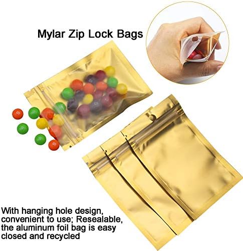 Mylar torbe sa patentnim zatvaračem za zatvaranje Aluminijska metalna folija Mylar ravna ziplock torba,