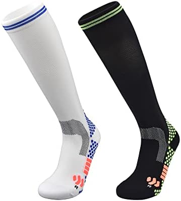 Senston 2 Paket Atletski Stisak Soccer Socks Multi Sport Fudbal Teleća Čarapa