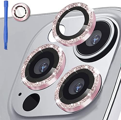 [3+1] kompatibilno za iPhone 14 Pro ＆ iPhone 14 Pro Max zaštitnik sočiva kamere 9H kaljeno staklo poklopac kamere metalni pojedinačni prsten puna pokrivenost zaštita sočiva kamere sa alatom za uklanjanje