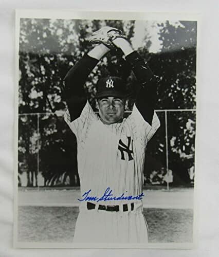 Tom Sturdivant potpisao automatsko autogram 8x10 fotografija II - autogramirane MLB fotografije