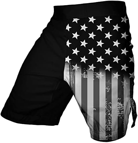 Zimperad American zastavačke kratke hlače-muške obuke Work Work Worth Hights za MMA BJJ Jedrenje