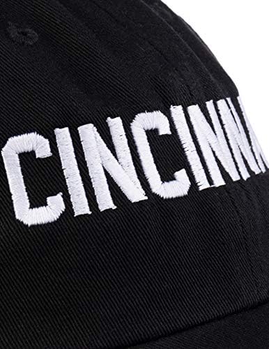 Cincinnati / Klasični Retro Crvena Crna Plava Ohio City Pride Newport Fan Muškarci Žene Tata Šešir Kapa