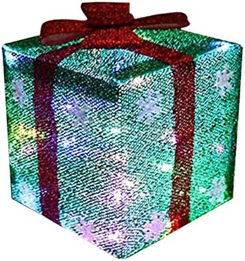 Npkgvia Svijetli poklon kutije unutarnje božićne ukrase za božićne drhtane Torch Početna Bachelor party