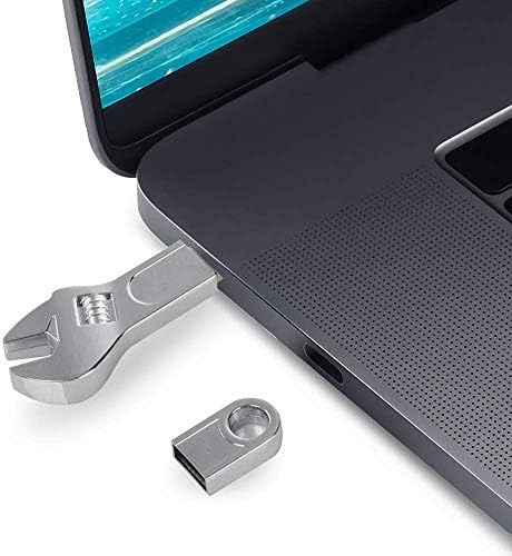 Wooteck 64GB metalni ključ USB fleš pogon Pendrive srebro