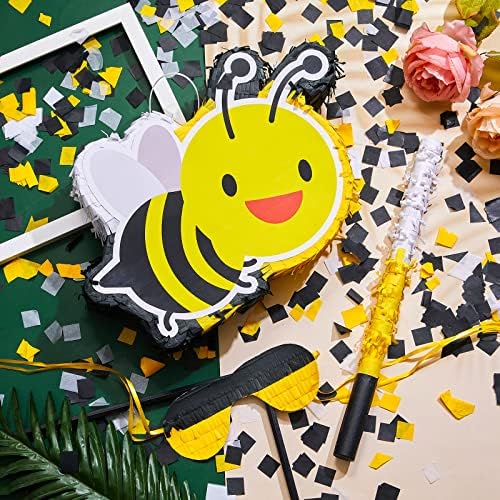 Pinjata na temu pčela 15,8 x 10,4 inča Pčele Pinata za rođendansku zabavu pol Otkrijte pčelinje Pinate žute