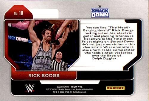 2022 Panini Prizm WWE 10 Rick Boogs Smackdown Wrestling trgovačka kartica