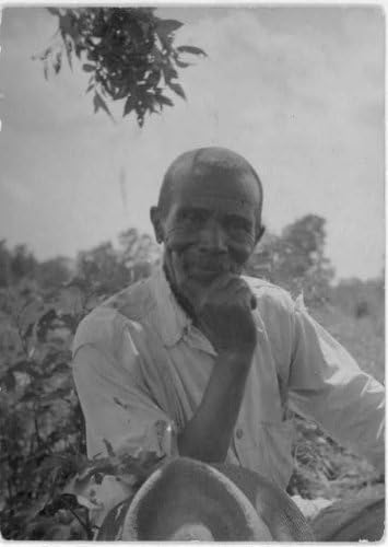 Fotografija: afroamerički Farmer,Teksas, TX, 1933,seoski život,portret čovjeka