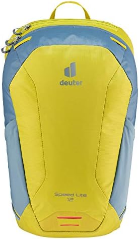 DEUTER Unisex - Brzina odraslih Lite 12 Pješački ruksak, Greencurry Slate plava, 12 l