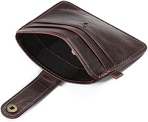 SCDZS Muška Umjetna koža držač novčanika s malim kreditnim karticama tanka džepna torbica za Van