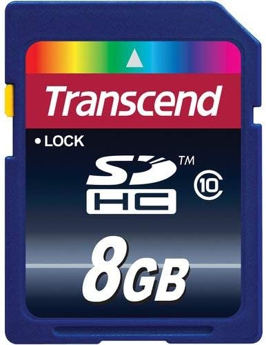 Transcend 8 GB SDHC klase 10 SD memorijska kartica-5 paket