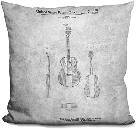 Lilipi gitarski brtvic IV Dekorativni jastuk za bacanje naglaska