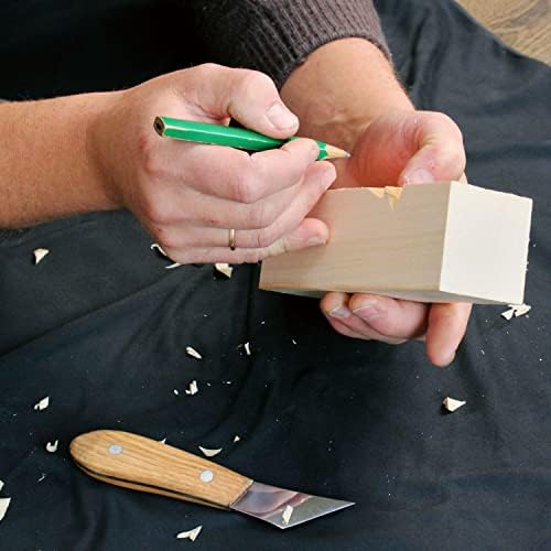 Stryirvingtools Stryi Carving DETAL nož za uklanjanje drveta za rezanje figure, Chip rezbarenje nož Geometrijski