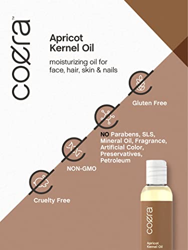 Ulje koštica kajsije | 4 fl oz | hidratantno ulje za lice, kosu, kožu, & nokte / bez parabena, SLS, & mirisa